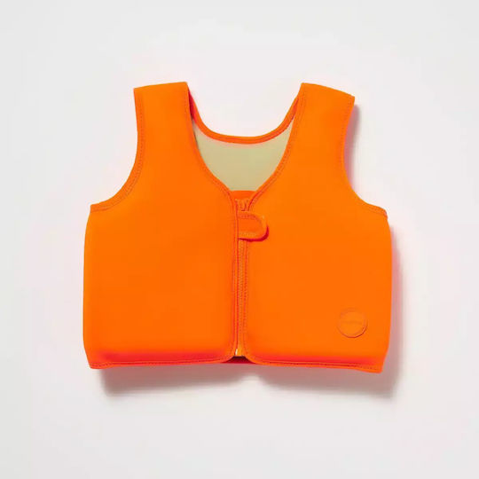 Sunnylife Kids' Life Jacket Neoprene Orange Sonny the Sea Creature