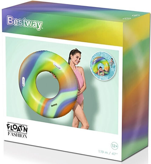 Bestway Kids' Swim Ring with Handles and Diameter 119cm.