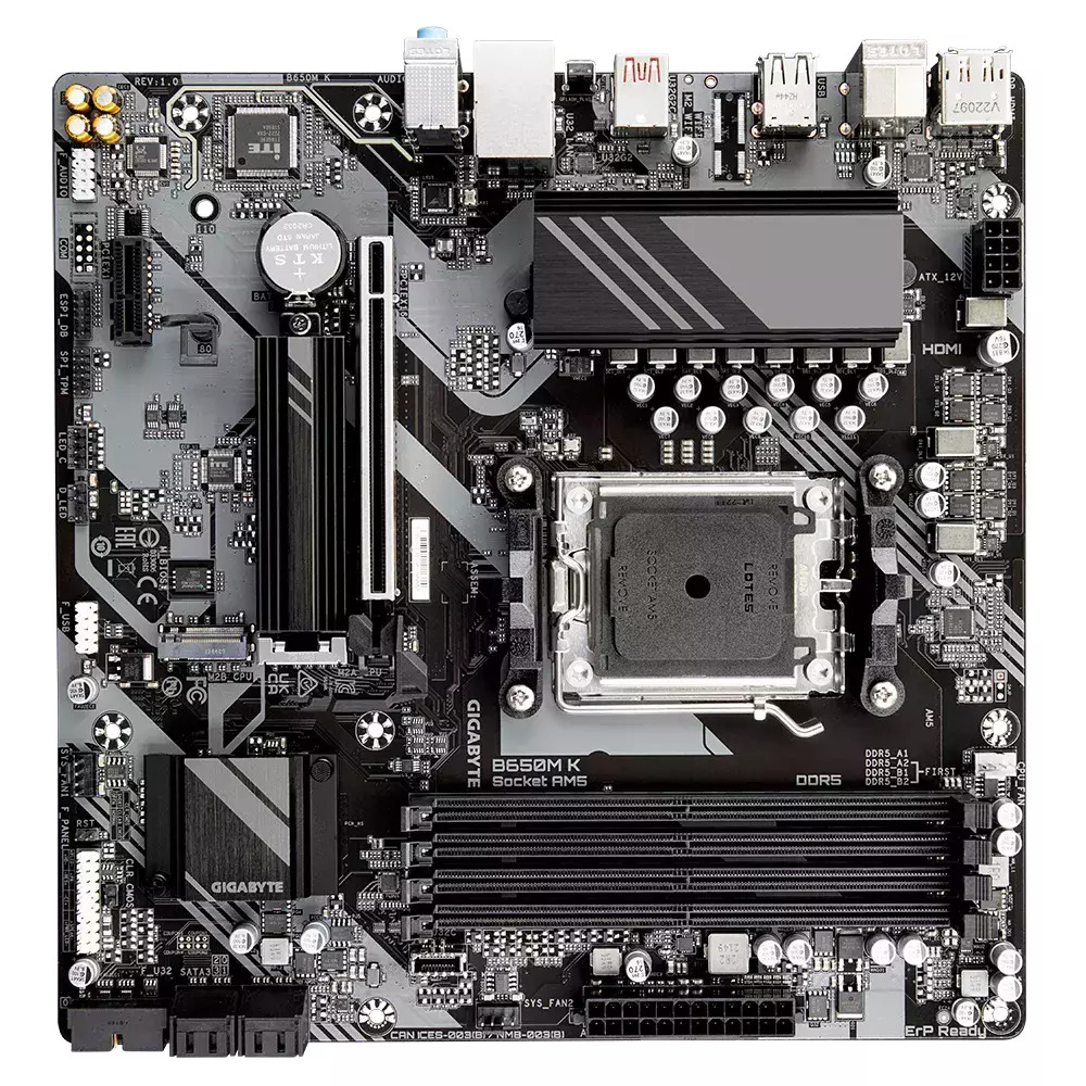 Gigabyte B650M K (rev. 1.0) Motherboard Micro ATX με AMD AM5 Socket