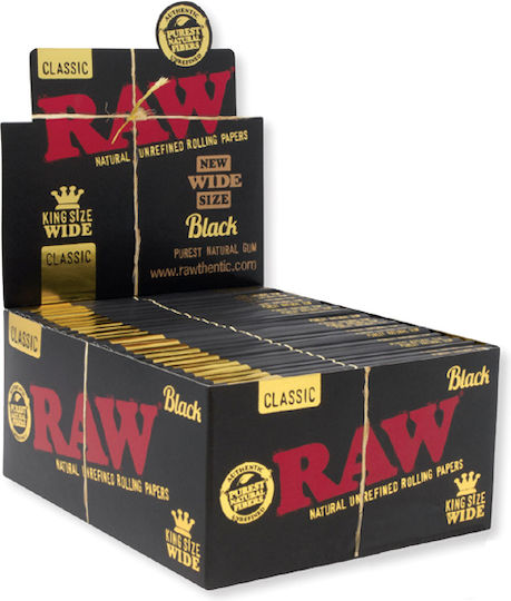Raw Classic Black Zigarettenpapier King Size 32 Blätter 1Stück