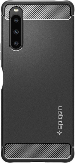 Spigen Rugged Armor Back Cover Silicon 2mm negru mat (Sony Xperia 10 V)
