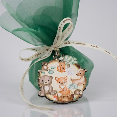 Christening Favor with Keychain 20pcs 5x5cm