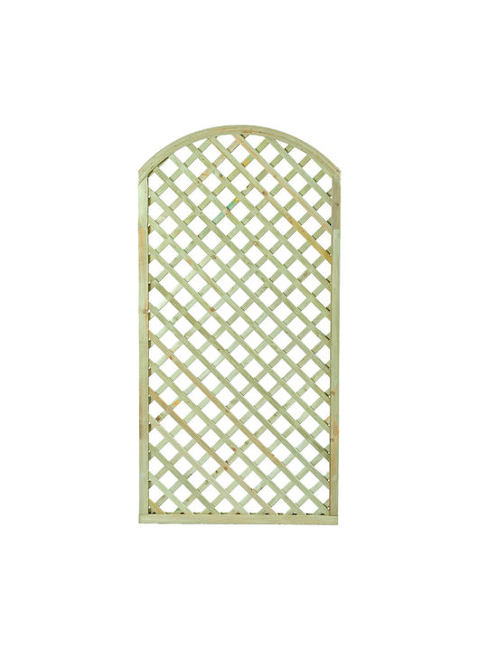 Spalier Garten Bogen (6x6) aus Holz mit Rautenförmigem Gitter in Beige Farbe 90x90cm 1Stück