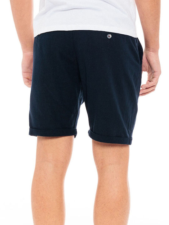 Biston Ανδρική Βερμούδα Chino Navy Μπλε