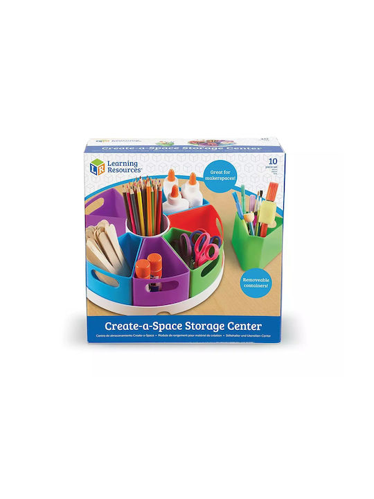 Learning Resources Organizer-Koffer Create-a-Space 9Stück LER3806
