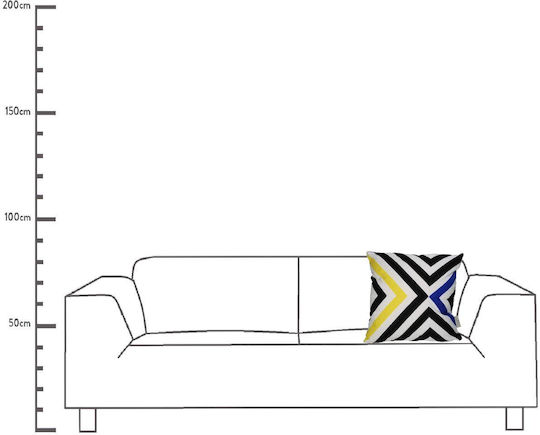ArteLibre Sofa Cushion 100% Cotton Multicolour 45x45cm