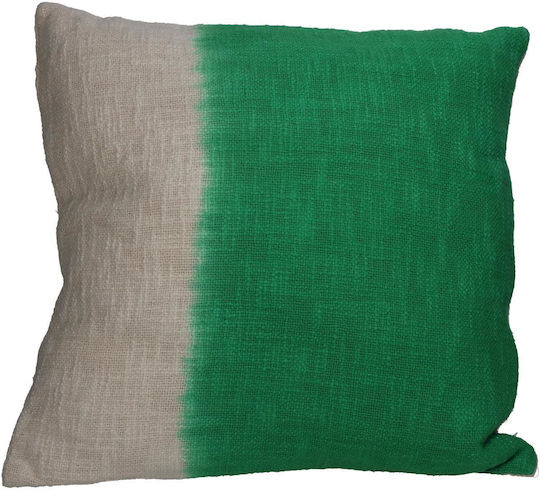 ArteLibre Sofa Cushion 100% Cotton Green 45x45cm