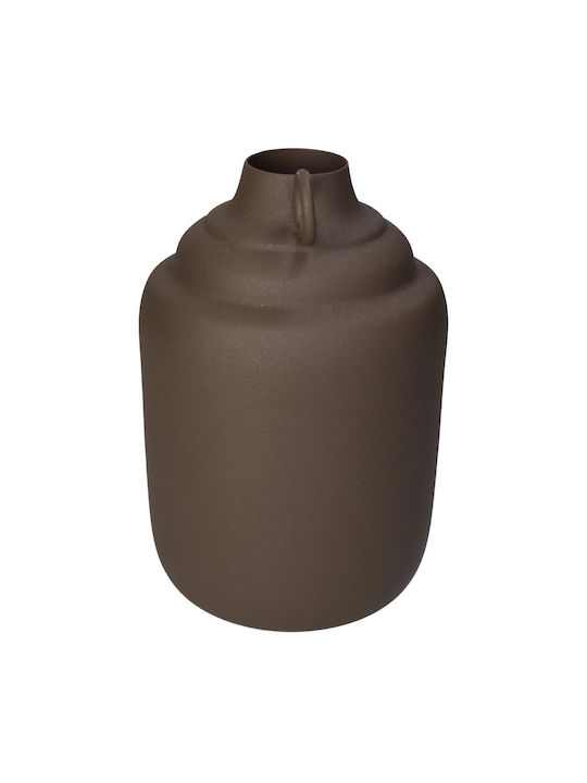 ArteLibre Decorative Vase Brown 13x13x19.5cm