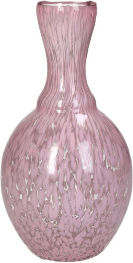 ArteLibre Decorative Vase Pink 12x12x23cm