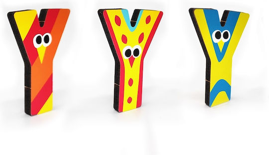 Svoora Decorative Letter made of Wood Υ 5x0.6x7εκ.