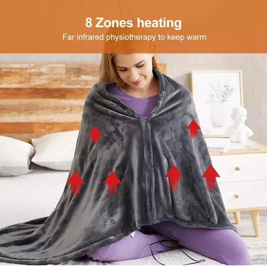 Beheizte Decke 150x80cm in Gray Farbe 302742