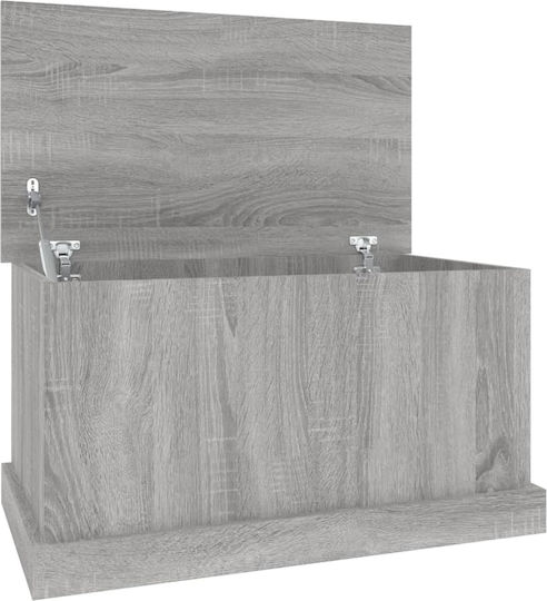 vidaXL Sonoma Wooden Storage Box with Lid