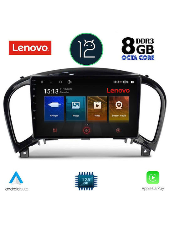 Lenovo Car Audio System for Nissan Juke 2009-2020 (Bluetooth/USB/AUX/WiFi/GPS/Apple-Carplay/Android-Auto/CD)