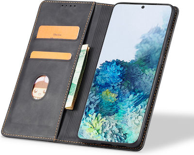 Bodycell Pu Leather Wallet Δερματίνης Μαύρο (Galaxy S20)