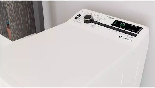 Whirlpool Πλυντήριο Ρούχων Άνω Φόρτωσης 6kg 1200 Στροφών 6th Sense TDLRBX 6252BS EU