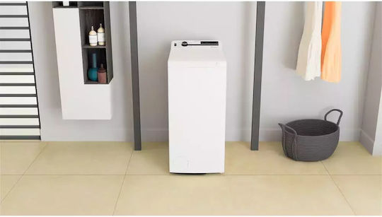 Whirlpool Πλυντήριο Ρούχων Άνω Φόρτωσης 6kg 1200 Στροφών 6th Sense TDLRBX 6252BS EU
