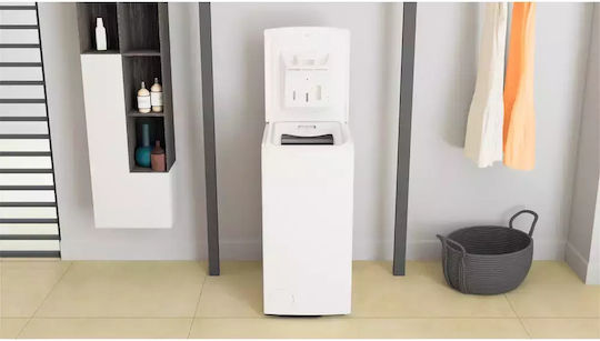 Whirlpool Πλυντήριο Ρούχων Άνω Φόρτωσης 6kg 1200 Στροφών 6th Sense TDLRBX 6252BS EU