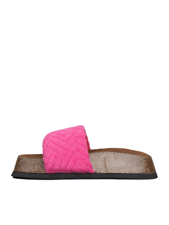 Flache Sandalen für Damen in Fuchsie Farbe