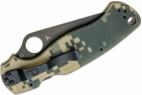 Spyderco Military Briceag Lungime Totală 21buc cu Lamă 8.7buc în Toc