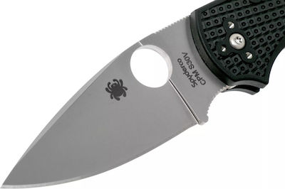 Spyderco Native Pocket Knife Black - Stainless Steel with Blade made of Stainless Steel in Sheath