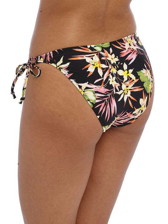 Freya Bikini Slip mit Schnürchen Blumen