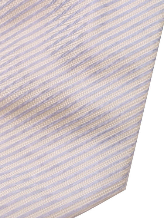 Giorgio Armani Ανδρική Γραβάτα Μεταξωτή με Σχέδια σε Λευκό Χρώμα