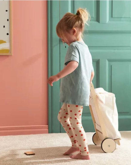 Kids Concept Συρόμενο Καρότσι για Ψώνια από Ξύλο για 2+ Ετών 29.5 εκ.