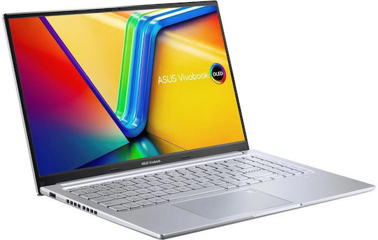 Asus Vivobook 15 M1505YA-L721W 15.6" OLED FHD (Ryzen 7-7730U/16GB/512GB SSD/W11 Home) Cool Silver (US Keyboard)