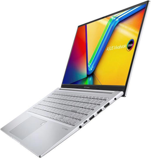 Asus Vivobook 15 M1505YA-L721W 15.6" OLED FHD (Ryzen 7-7730U/16GB/512GB SSD/W11 Home) Cool Silver (US Keyboard)