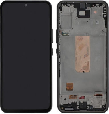 Samsung Οθόνη Service Pack με Μηχανισμό Αφής για Galaxy A54 (Μαύρο)