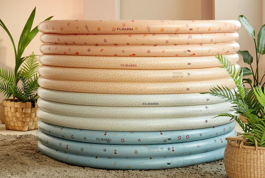 Filibabba Little Sailor Παιδική Στρογγυλή Πισίνα 230lt Φουσκωτή 150x35εκ. Γαλάζια