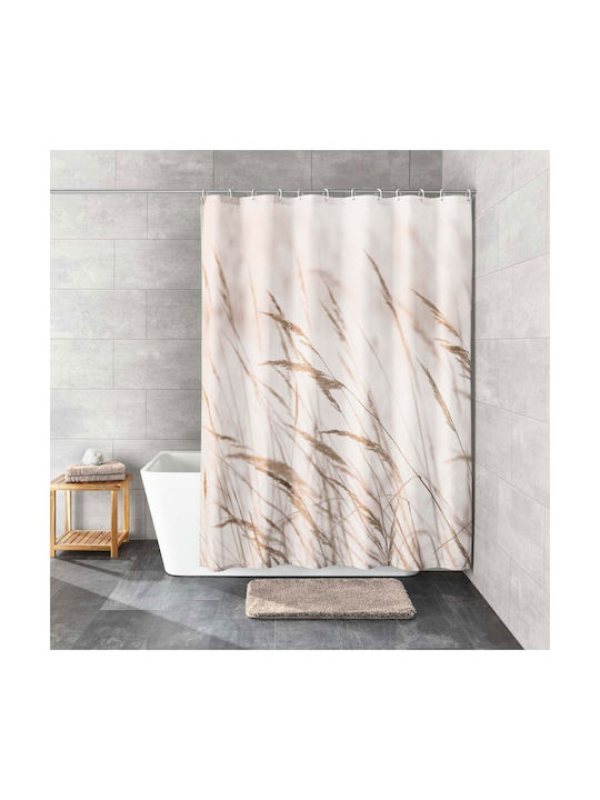 Kleine Wolke Sylt Fabric Shower Curtain 180x200cm Beige