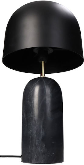 ArteLibre Metal Table Lamp with Black Shade and Base
