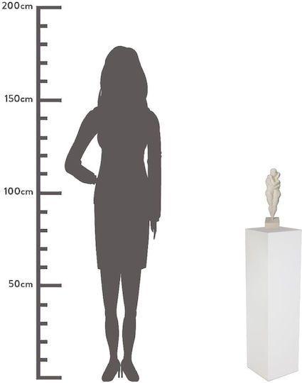 ArteLibre Decorative Statuette made of Ceramic 8x8x32.3cm 1pcs
