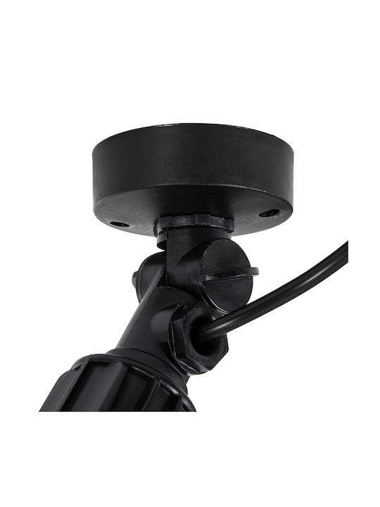 GloboStar Gardenini Rezistent la apă Spot de Exterior cu LED Integrat în Culoare Negru 61546
