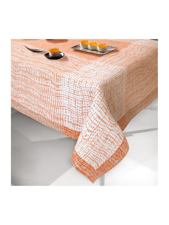Saint Clair Stain Resistant Tablecloth 1027 Coral 145x220cm