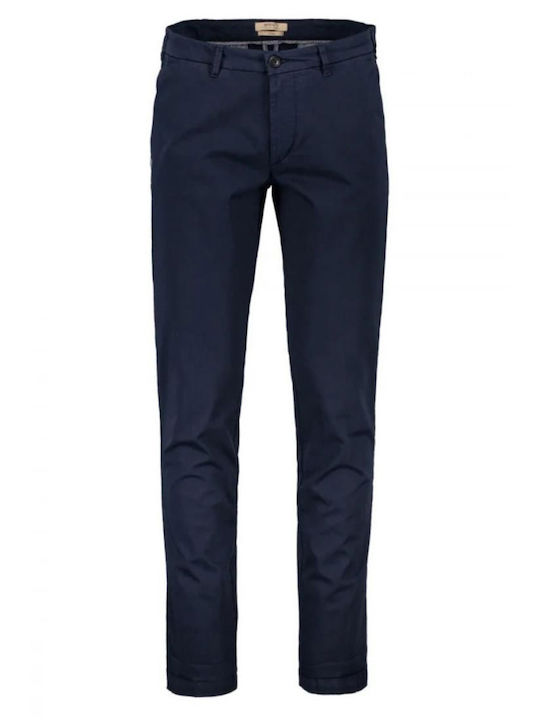 4OWEFT pantaloni chino din bumbac - LENY1259W1738 BLUE