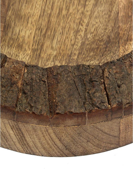 ArteLibre Διακοσμητικός Δίσκος Hölzernes Rund 30x30x2.5cm 1Stück