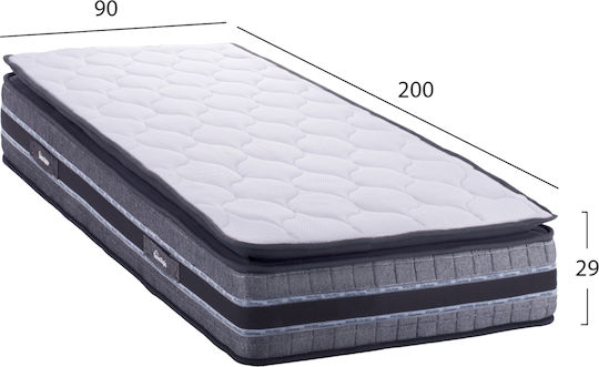 HomeMarkt Dreamtopia Единичен Ортопедичен Матрак Двустранен 90x200x29см с Топматрак