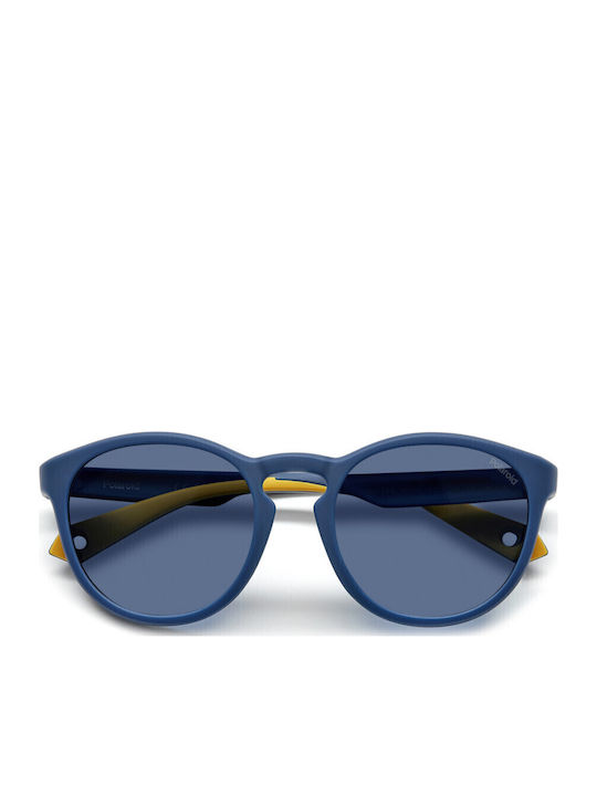 Polaroid Herren Sonnenbrille mit Blau Kunststoff Gestell und Blau Polarisiert Linse PLD7050/S PJP/C3