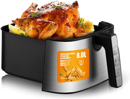 Raf R5319 Air Fryer 6.5lt Ασημί