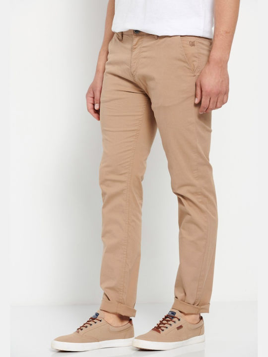 Garage Fifty5 Pantaloni pentru bărbați Chino Light Beige