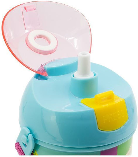 Stor POP UP Παιδικό Παγούρι Barbie Πλαστικό με Pop-Up Καπάκι 450ml