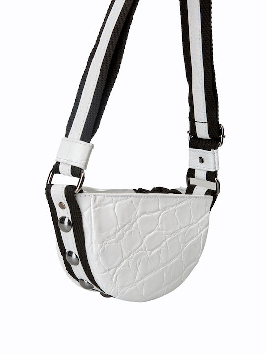 Elena Athanasiou Bloom Mini Leather Women's Bag Crossbody White