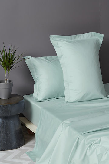 Palamaiki Sheet Sets Queen 240x270cm. Luxe Sateen Mint 4pcs