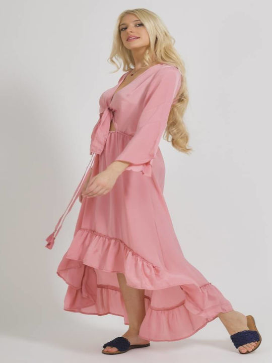 Ble Resort Collection Sommer Maxi Kleid Rosa