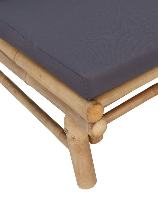 Zweisitziges Sofa Außenbereich Bamboo mit Kissen 115x85.5x73.5cm