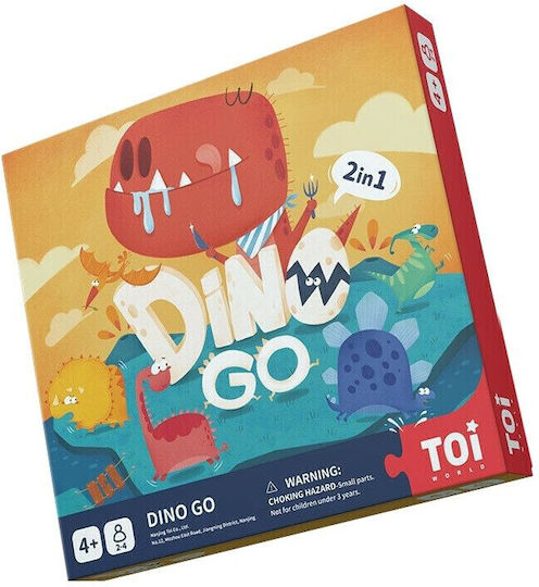 Board Game Dino Go for 1-4 Players 4+ Years Old (EN) Toi World
