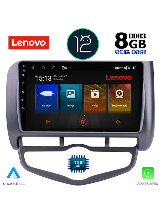 Lenovo Ηχοσύστημα Αυτοκινήτου για Honda Jazz (Bluetooth/AUX/WiFi/GPS) με Οθόνη Αφής 9"