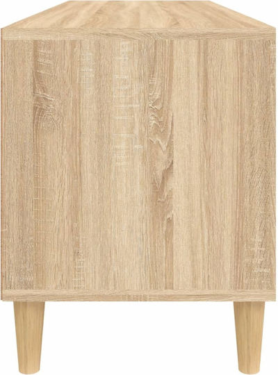 vidaXL TV-Ständer Beige M100xT34,5xH44,5cm
